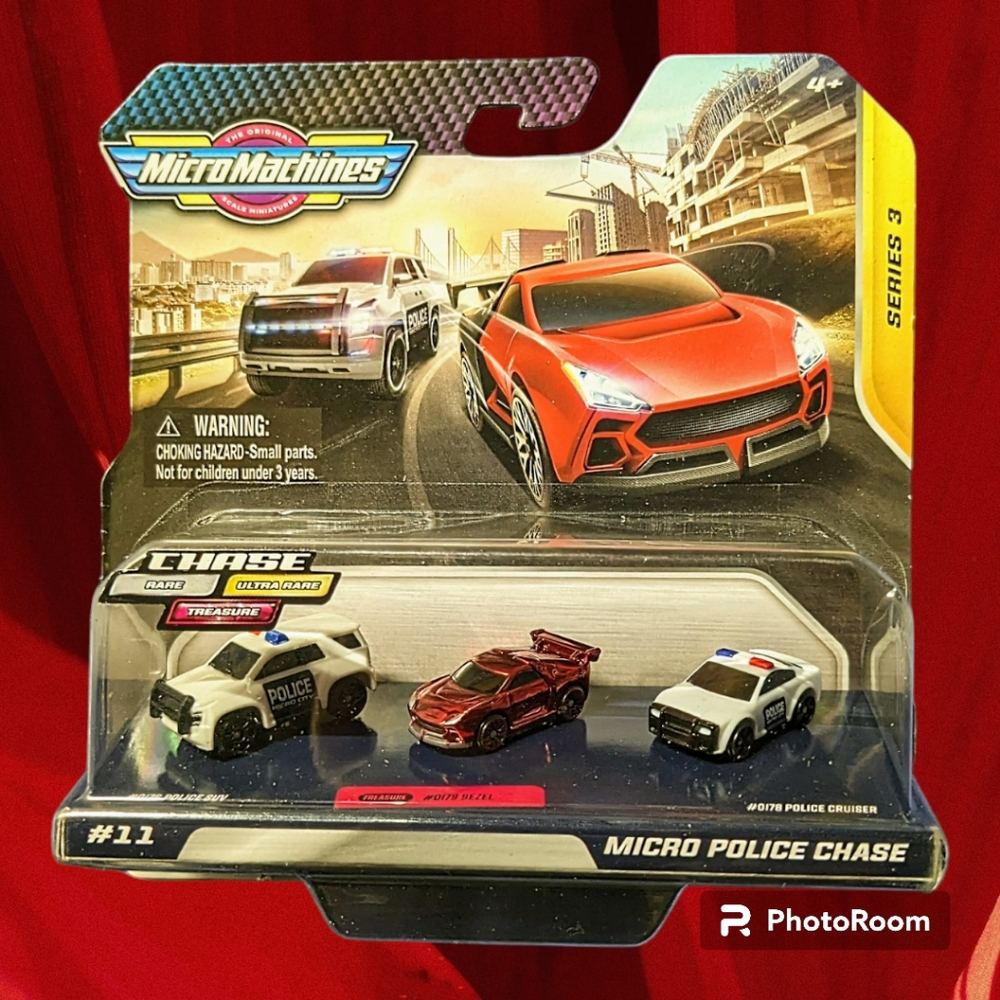 New Micro Machines Series 3 Micro Police Chase
